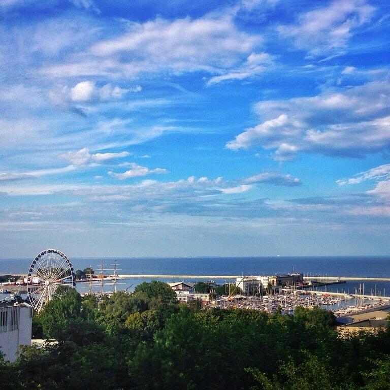 Apartament Horizon Z Widokiem Na Morze กดิเนีย ภายนอก รูปภาพ